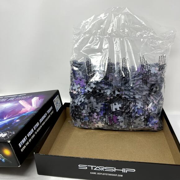 Starship Crystal Planet Collector's Edition 1000 Piece Art Puzzle NEW - Picture 5 of 8